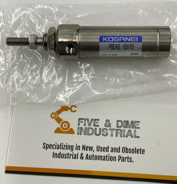 Koganei PBDAS 16X15 Pneumatic Air Cylinder