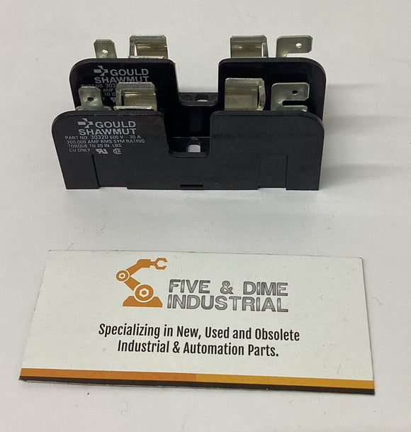 Gould Shawmut 30320 1 Pole Fuse Holder Adder Lot of 2