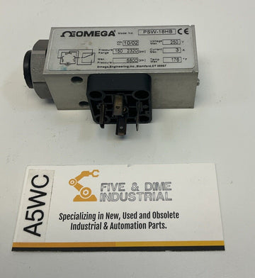 Omega PSW-18HB Pressure Switch 150-2320 PSI