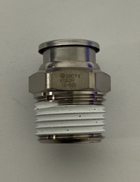 SMC KQB2H12-04S White Brass one touch fitting