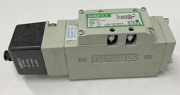 Numatics 112BA400KP00030 Solenoid Valve 110/120 Vac 150 Psi