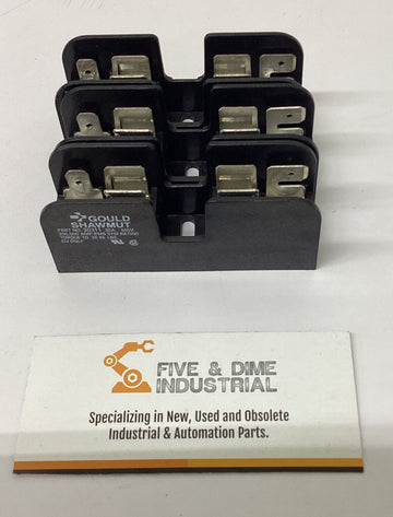 Gould Shawmut 30311 Midget Fuse Holders  30A, 600V.  Lot of 3