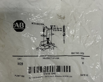 Allen Bradley W29 Overload Heating Element - 0