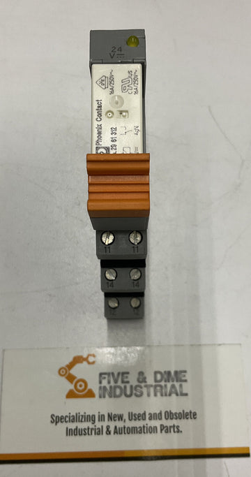 Phoenix Contact 29-61-312 Relay w/ 25-67-772 Din Socket - 0