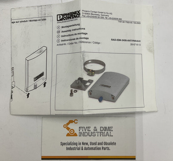 Phoenix Contact RAD-ISM-2400-ANT-PAN-8-0 Directional Antenna  2.3-2.8GHz
