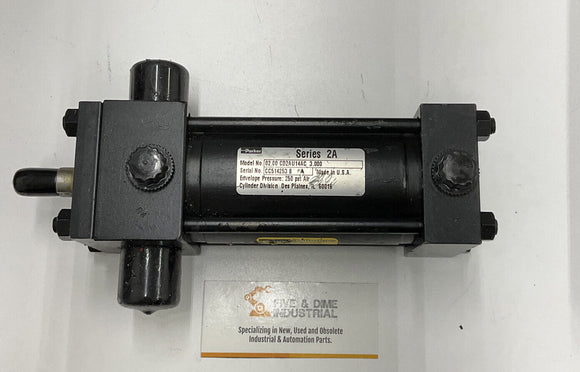 Parker 2.00 CD2AU14AC 3.000 Pneumatic Cylinder CC514253B 250 PSI