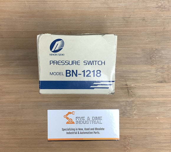 Nihon Seiki BN-1218-10 Pressure Switch AC250V 15A