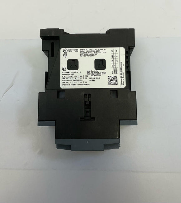Siemens  3RT2026-1BB40  3-Phase Contactor  24 VDC Coil
