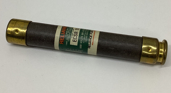 Reliance ECSR-15 RK5 Class Time Delay Dual Element Fuse 600V Lot of 2