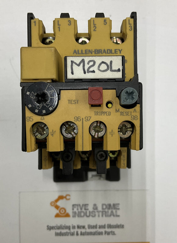 Allen Bradley 193-BSB22 Ser. B Overload Relay 1.5-2.3A w/ 193-BPM1 Adapter