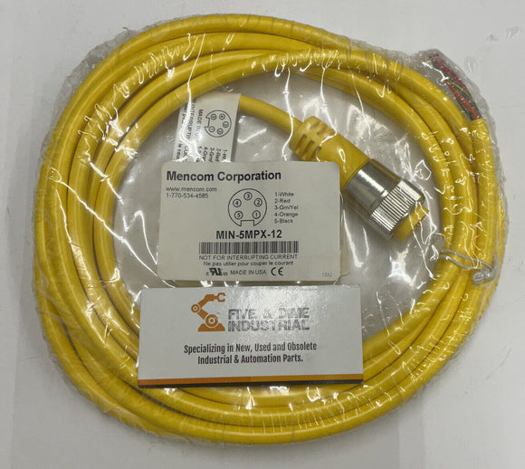 Mencom MIN-5MPX-12 Connector Cable