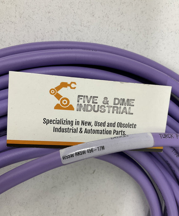 Turck WSSW RKSW 456-17M EuroFast Cable U-18213 90 Male to Female