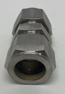 SSP ISS-D-20-U / D-20-U Duolok 1-1/16" Dual-Ferrule Stainless Union Fitting-5