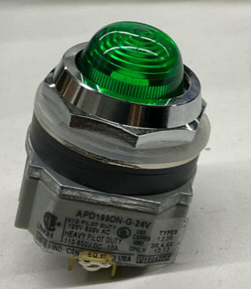 Idec APD199DN-G-24V Green Pilot Lamp Light - 0