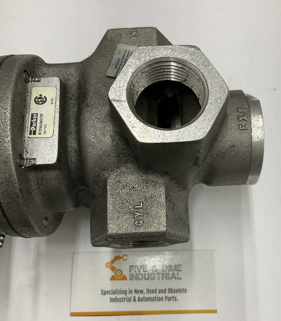 Parker K065J03579F Solenoid Valve 24 VDC N3556J04579F 3-Way Valve 140 PSIG