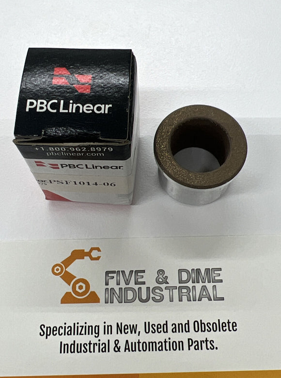 PBC Linear PSF1014-06 Flange Bearing Sleave 5/8" ID X 7/8" OD X 3/4" L