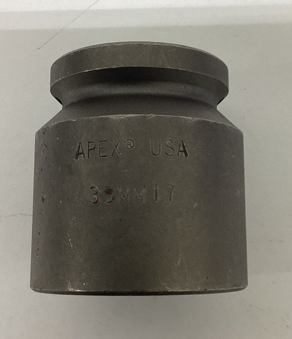 Apex 33MM17  33mm, 3/4'' Square Drive Metric Socket