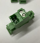 Phoenix Contact 2.5  2-G-5 08 Umstbvk  2-Pos Din Mount Rail Connector Lot of 3-4