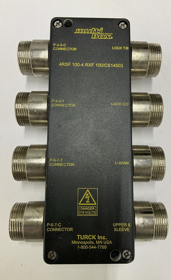 Turck 4RSF 100-4 RXF 100 Multibox Connector CS14503