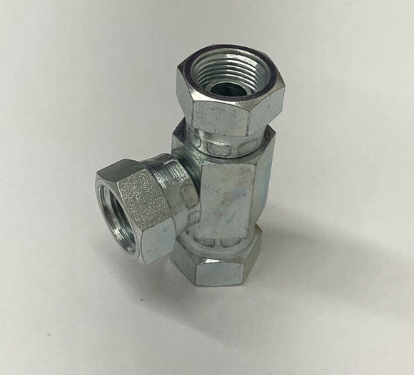 Brennan 9344-06-06-06 3/8" BSPP "Tee" Female x3 Steel