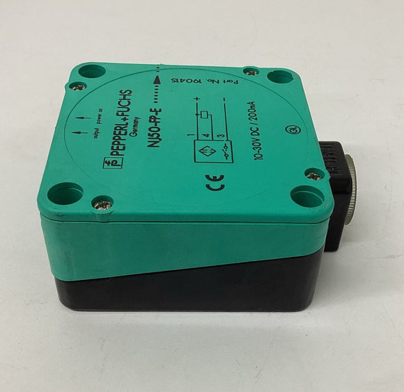 Pepperl Fuchs 19041S / NJ50-FP-E Proximity Sensor  10-30VDC