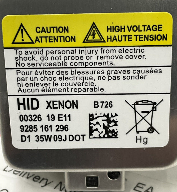 Sinoparcel D1S Xenon HID Headlights Bulb  6000K 35W  12/24V 2 Pack