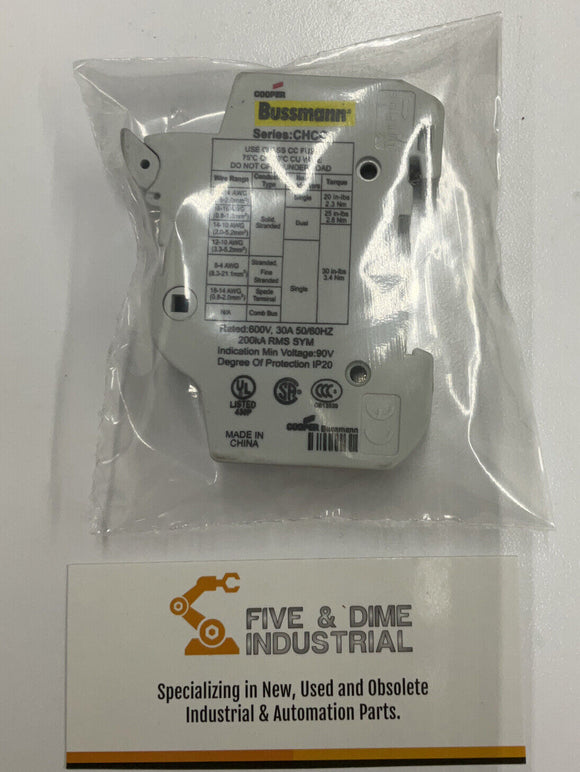 Bussmann CHCC Fuse Holder 30 Amp 600V