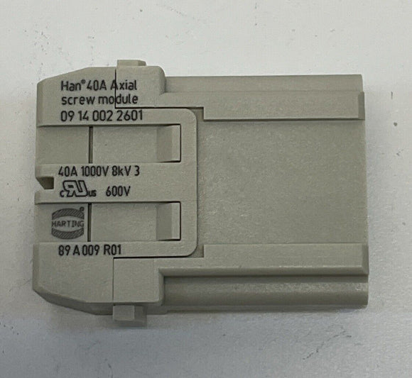 Harting 09140022601 Han 40A Axial Screw Module