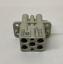 Harting 09120063141 / Han-Q4/2-F Heavy Duty Power Blank Connector Insert-2