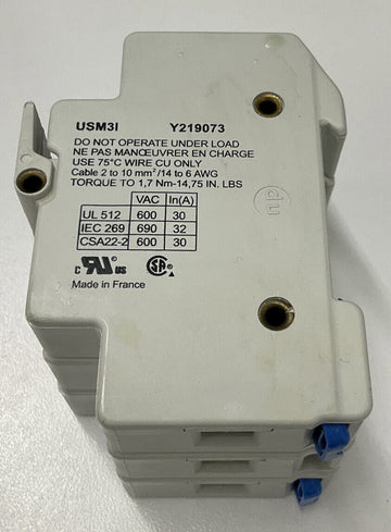 Ferraz Shawmut USM31 Fuse Holder 30A 600V Y219073 - 0