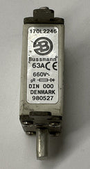 Bussmann 170L2246 63A, 660VAV Hign Speed Square Body Fuse-2
