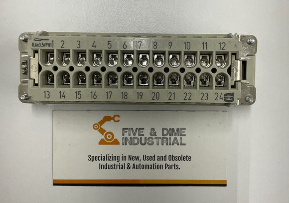 Harting 09330242601 Connector Contact Block  Han 24 E STI-S Insert