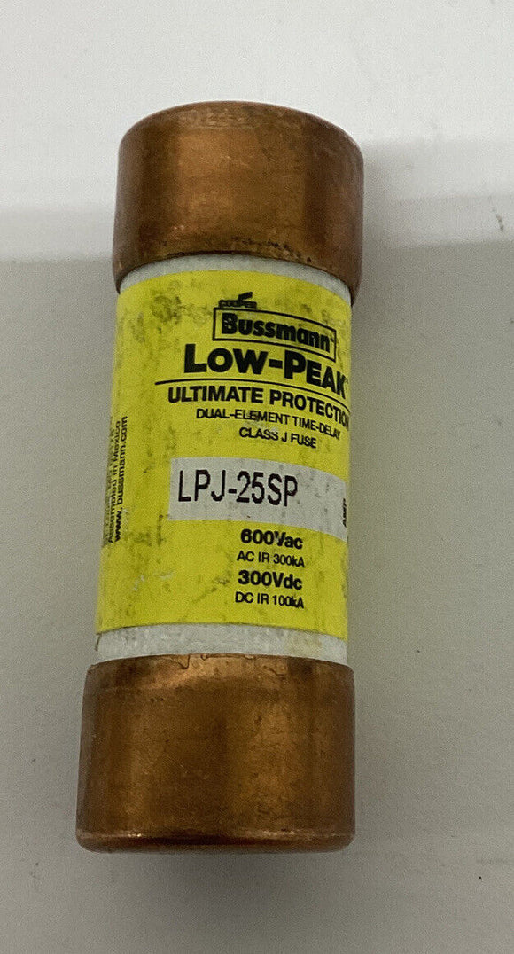 Bussmann Low Peak LPJ-25SP Lot of 2 Class J Fuses 80 Amp
