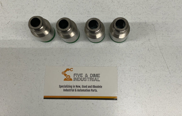 SMC VVQ4000-50B-C16-X1 One-Touch 16mm Tube Manifold Fittings (Lot of 4)