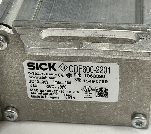 Sick Fieldbus CDF600-2201 / 1063390 10-30VDC