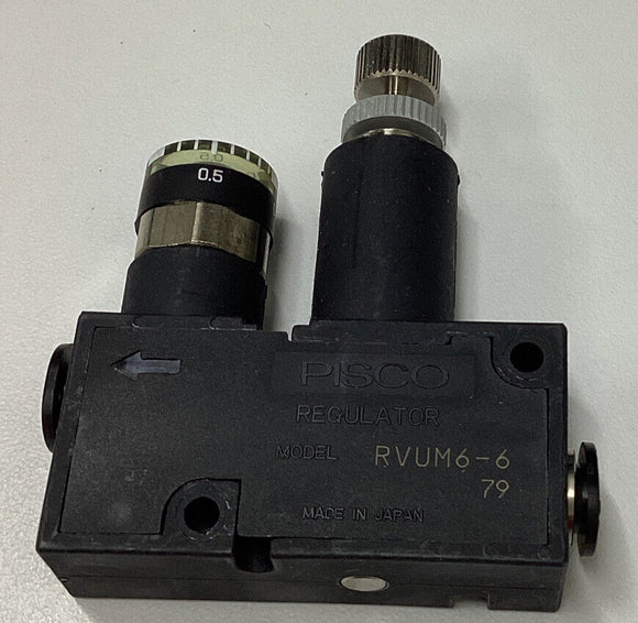 Pisco RVUM6-6 Adjustable Pressure Regulator