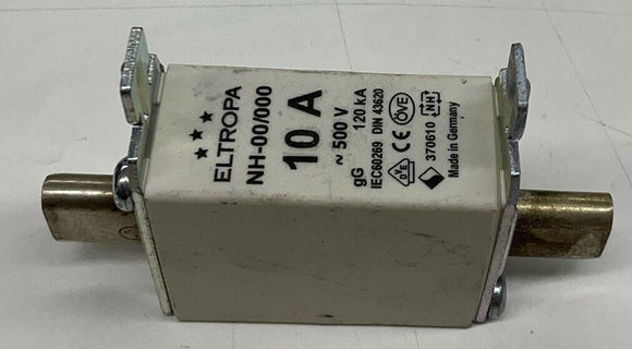 Eltropa NH-00/000 Fuse 10A 500V