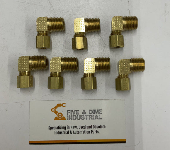Parker MC269C-4-4 Male Compression Elbow 1/4" Package of (7)