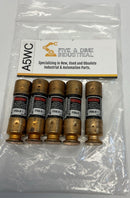 Bussmann Fusetron FRN-R-1  250V Fuse. Lot of 5-1