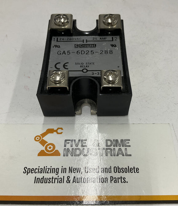 Crouzet GA5-6D25-288 Solid State Relay 25A 24-280 Vac