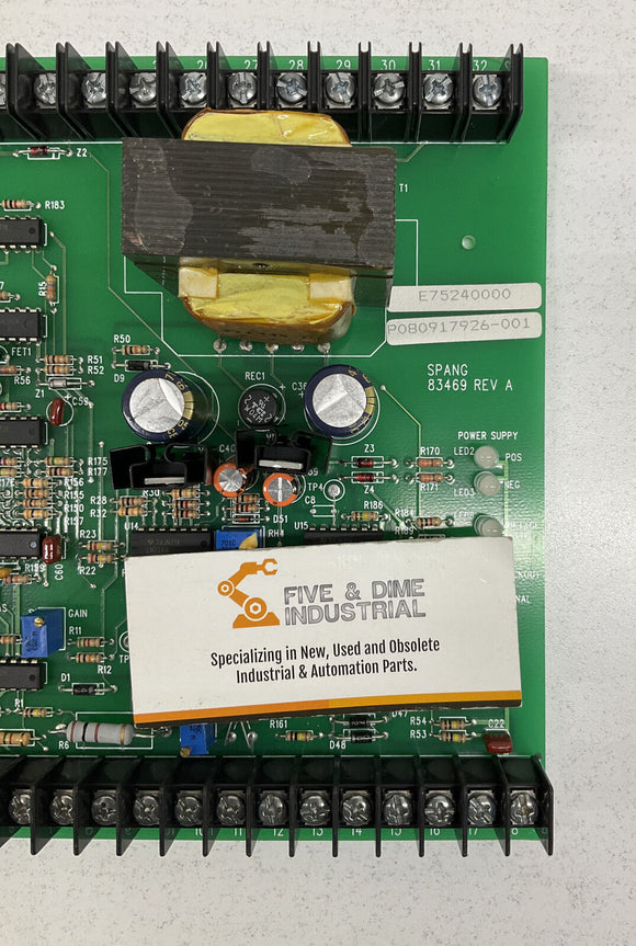 Spang Controls E75240000 Voltage Regulator Board