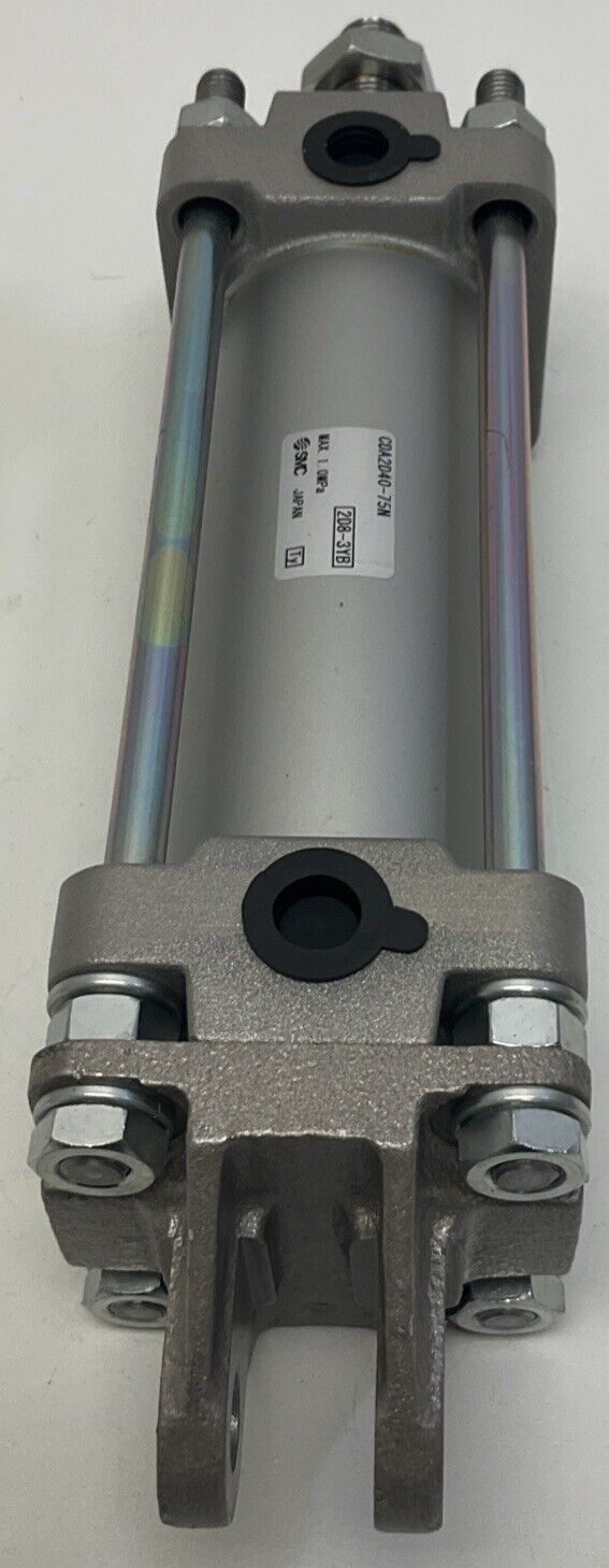 SMC CDA2D40-75N Tie Rod Cylinder 145PSI