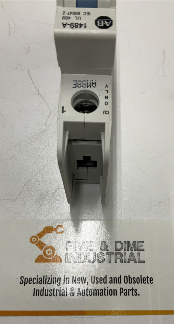 Allen Bradley 1489-A1C020 Ser. A Din Mount Circuit Breaker 2 Amp 277V