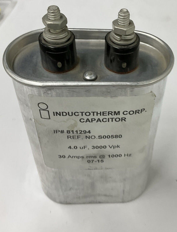 Inductotherm Corp. IP#811294 Capacitor 4.0 µF 3000 VPK