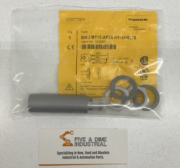 Turck Bi5U-MT18-AP6X-H1141 S378 Inductive Proximity Sensor 30VDC