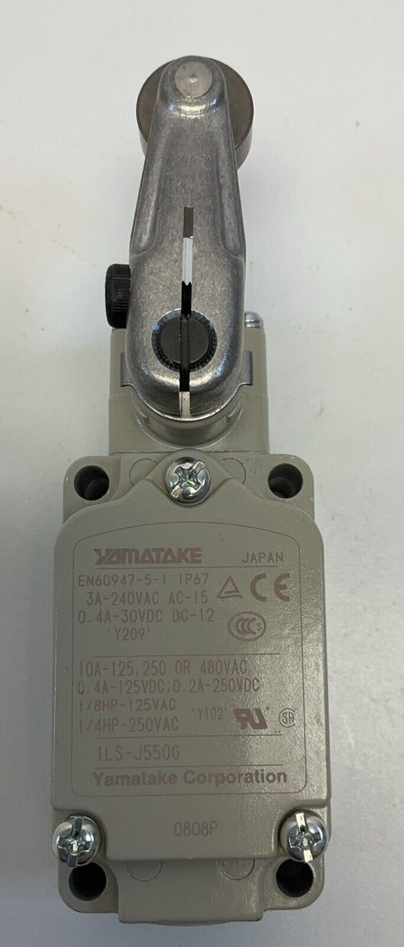 Honeywell Yamatake 1LS-J550G Roller Limit Switch 10A 125/250/480 VAC