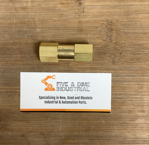 SWAGELOCK B-2C4-EP-VL-1 Brass Check Valve