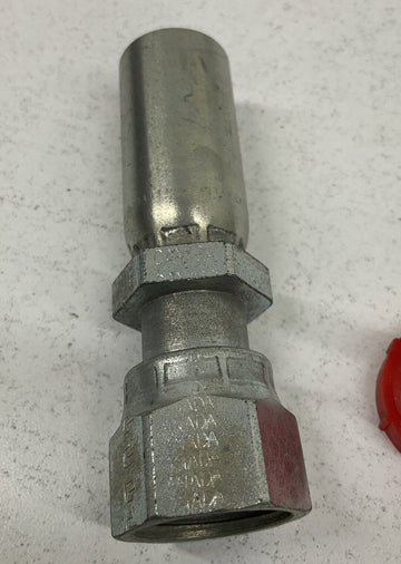 Parker 1JS55-8-6 Parflex 55 Series Hose End Steel Flat Face - 0