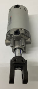 SMC CKGS-1B63-50Y Pneumatic Cylinder w/ Clevis-3