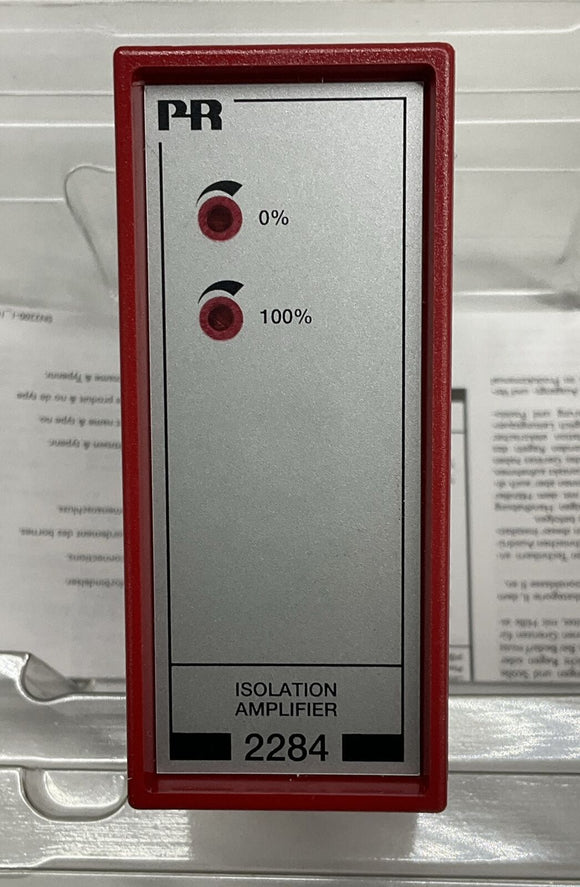 PR Electronics 2284B2D1 Isolation Amplifier 2284 20mA